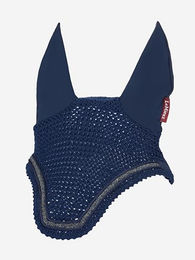LeMieux Kristall-Ohrhaube für Pferde mit Lycra-Ohren in Marineblau Größe L – Bild 1 von 2