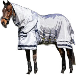 LeMieux Kudos AeroGuard Fly Rug Fliegenhemd für Pferde Silber 6ft3 – Bild 1 von 9
