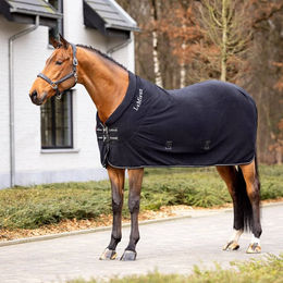 LeMieux Kudos Fleece Cooler Decke für Pferde in Blau – Bild 1 von 9