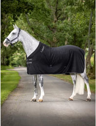 LeMieux Kudos Fleece Cooler Pferdedecke aus Polyester in Schwarz 5'6" – Bild 1 von 2