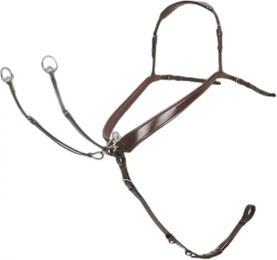 Produktbild von LeMieux Kudos Jagdhalsband für Pferde aus Leder in Braun