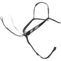 Produktbild von LeMieux Kudos Jagdhalsband für Pferde aus Leder in Schwarz Full