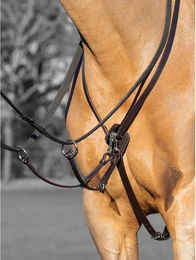 Produktbild von LeMieux Kudos Martingal aus Leder für Ponys in Braun oder Schwarz