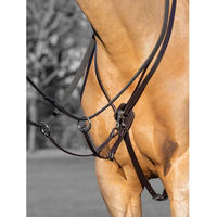 Produktbild von LeMieux Kudos Martingal aus Leder für Ponys in Braun oder Schwarz