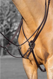 Produktbild von LeMieux Kudos Martingal für Ponys aus Leder in Braun