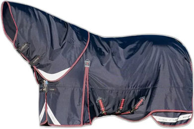 LeMieux Kudos Outdoor-Pferdedecke mit 350g Füllung in Blau und Marine aus 1680 Denier – Bild 1 von 1