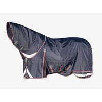 Produktbild von LeMieux Kudos Pferdedecke mit Thermo-Schicht in Marineblau mit wasserdichter Außenseite und abnehmbarem Hals