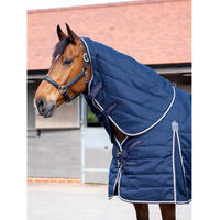 Produktbild von LeMieux Kudos Stable Neck Cover Hufdecke für Pferde in Blau und Marine Ripstop Größe L
