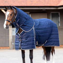 Produktbild von LeMieux Kudos Stable Neck Cover Pferdedecke aus Polyester Blau Größe S