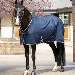 LeMieux Kudos Stable Sheet Pferdedecke aus Polyester in Blau – Bild 1 von 2