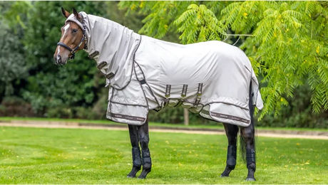 Produktbild von LeMieux Kudos Sweet Itch Weidedecke für Pferde aus Oxford-Gewebe 155 cm