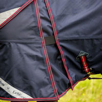 Produktbild von LeMieux Kudos Thermo Layer Turnout Rug Pferdedecke 300g mit abnehmbarem Halsteil Blau