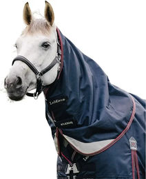 LeMieux Kudos Turnout Neck Cover Halsdecke für Pferde Blau XL 200g – Bild 1 von 2