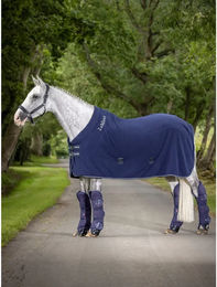 Produktbild von LeMieux Kühlende Fleece-Pferdedecke in Blau 5'6"