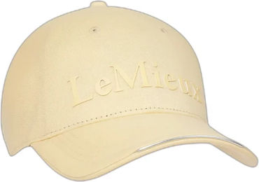 LeMieux Lara Damen Baseballkappe aus Baumwolle Mimosa Gelb Beige – Bild 1 von 1