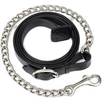 Produktbild von LeMieux Leder-Reitlonge mit Kette in Schwarz