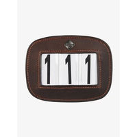 Produktbild von LeMieux Leder-Startnummerhalter für Pferde in Braun