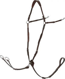 LeMieux Lederhalsband für Ponys in Braun mit D-Ring-Befestigung – Bild 1 von 1