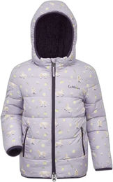Produktbild von LeMieux Lilo Steppjacke für Kinder mit Kapuze und Fleece-Futter wasserabweisend Lila