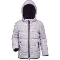 Produktbild von LeMieux Lilo Steppjacke für Kinder mit Kapuze und Fleece-Futter wasserabweisend Lila