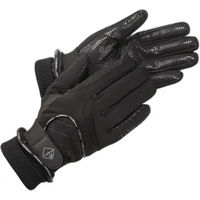 Produktbild von LeMieux Lite Wasserdichte Reithandschuhe für Winter mit Silikongriff Schwarz Größe XS