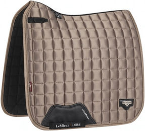 LeMieux LM Loire Classic Satin Dressage Schabracke für Warmblut in Mink/Beige/Taupe – Bild 1 von 1