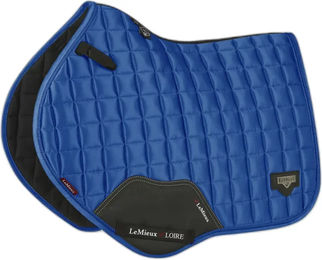 LeMieux Loire Classic Close Contact Schabracke Satin Sattelpolster Blau Größe S/M – Bild 1 von 9