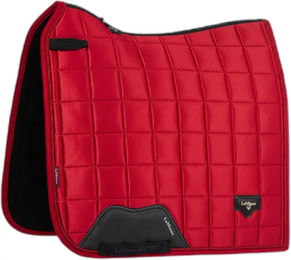 LeMieux Loire Classic Dressur-Schabracke quadratisch Rot Größe S/M – Bild 1 von 2