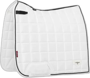 Produktbild von LeMieux Loire Classic Dressurquadrat Schabracke für Pferde mit Bambusfutter in Weiß Größe L
