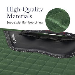 Produktbild von LeMieux Loire Classic Satin Close Contact Sattelauflage Schwarz Größe L