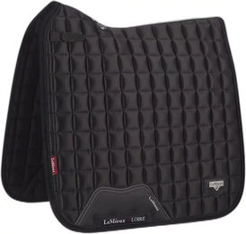 LeMieux Loire Classic Satin Dressurschabracke für Pferde Schwarz Größe L - 1 Stk. – Bild 1 von 5