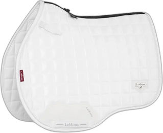 Produktbild von LeMieux Loire Classic Satteldecke für Pferde in Weiß mit Bambus-Anteil Größe L