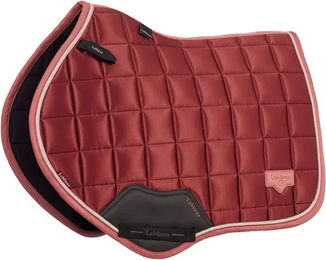 LeMieux Loire Classic Springschabracke für Pferde in Bordeaux Rot mit Satinbesatz Größe L – Bild 1 von 1