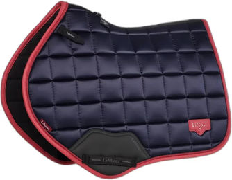 LeMieux Loire Classic Springschabracke für Pferde Navy/Cranberry Größe S/M – Bild 1 von 5