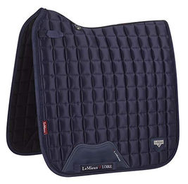 LeMieux Loire Classic Square Dressurschabracke für Pferde in Navy Blau Grösse L – Bild 1 von 7