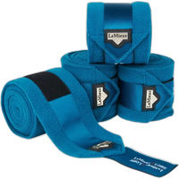 Produktbild von LeMieux Loire Fleece-Polobandagen für Pferde in Blau Größe Warmblut/WB