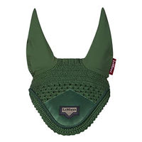 Produktbild von LeMieux Loire Fliegenhaube aus Satin für Pferde in Grün Größe L
