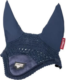 LeMieux Loire Fliegenhaube für Pferde aus Baumwolle Blau Größe S – Bild 1 von 2