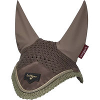 Produktbild von LeMieux Loire Fliegenhaube für Pferde aus Lycra in Braun und Beige Größe L