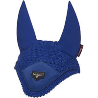 Produktbild von LeMieux Loire Fliegenhaube für Pferde aus Stoff in Blau oder Braun