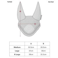 Produktbild von LeMieux Loire Fliegenhaube für Pferde in Grün Größe L - 1 Stk.