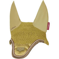 Produktbild von LeMieux Loire Fliegenhaube kurz aus Bio-Baumwolle in Beige und Gelb Größe XL