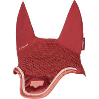 Produktbild von LeMieux Loire Fliegenhaube kurz aus Bio-Baumwolle in Rot XL