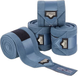 LeMieux Loire Polo Bandagen aus Fleece Blau Größe L – Bild 1 von 7