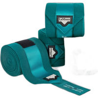 Produktbild von LeMieux Loire Polo Bandagen aus Fleece für Pferde in Blau und Türkis