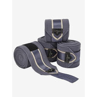 Produktbild von LeMieux Loire Polo-Bandagen mit Fleece und Metallmotiv in Jay Blue für Warmblut/WB