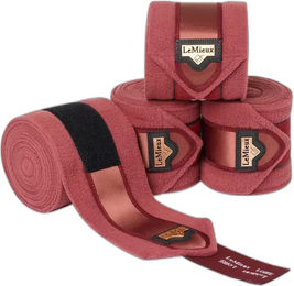 Produktbild von LeMieux Loire Polobänder für Ponys aus Fleece in Rosa