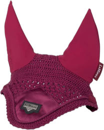 LeMieux Loire Satin Fliegenhaube für Pferde in Mulberry mit Kapuze Größe XL – Bild 1 von 2