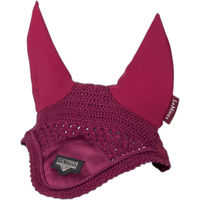 Produktbild von LeMieux Loire Satin Fliegenhaube für Pferde in Mulberry mit Kapuze Größe XL