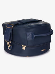 Produktbild von LeMieux Luxe Helmtasche für Reiter aus Kunstleder in Blau